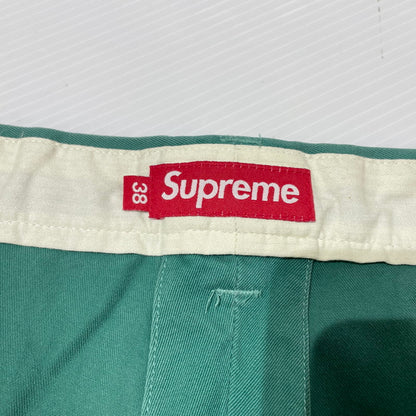【中古品】【メンズ】 Supreme シュプリーム 24AW ARCLOGO CHINO PANT アーチロゴ チノパンツ ボトムス 149-260404-yo-01-tei サイズ：38 カラー：グリーン 万代Net店