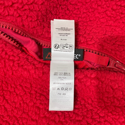 【中古品】【メンズ】 Supreme シュプリーム 23FW POLARTEC SHEARLING REVERSIBLE PULLOVER ポーラテック シアリング リバーシブル プルオーバー ジャケット 149-260404-yo-15-tei サイズ：XXL カラー：レッド 万代Net店