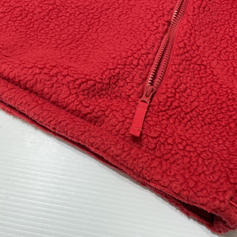 【中古品】【メンズ】 Supreme シュプリーム 23FW POLARTEC SHEARLING REVERSIBLE PULLOVER ポーラテック シアリング リバーシブル プルオーバー ジャケット 149-260404-yo-15-tei サイズ：XXL カラー：レッド 万代Net店