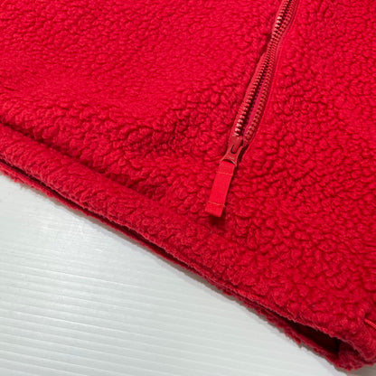 【中古品】【メンズ】 Supreme シュプリーム 23FW POLARTEC SHEARLING REVERSIBLE PULLOVER ポーラテック シアリング リバーシブル プルオーバー ジャケット 149-260404-yo-15-tei サイズ：XXL カラー：レッド 万代Net店