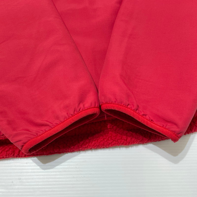 【中古品】【メンズ】 Supreme シュプリーム 23FW POLARTEC SHEARLING REVERSIBLE PULLOVER ポーラテック シアリング リバーシブル プルオーバー ジャケット 149-260404-yo-15-tei サイズ：XXL カラー：レッド 万代Net店