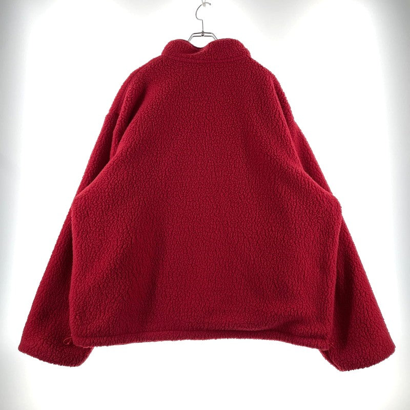 【中古品】【メンズ】 Supreme シュプリーム 23FW POLARTEC SHEARLING REVERSIBLE PULLOVER ポーラテック シアリング リバーシブル プルオーバー ジャケット 149-260404-yo-15-tei サイズ：XXL カラー：レッド 万代Net店
