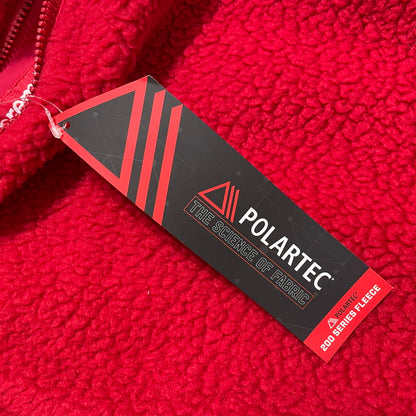 【中古品】【メンズ】 Supreme シュプリーム 23FW POLARTEC SHEARLING REVERSIBLE PULLOVER ポーラテック シアリング リバーシブル プルオーバー ジャケット 149-260404-yo-15-tei サイズ：XXL カラー：レッド 万代Net店