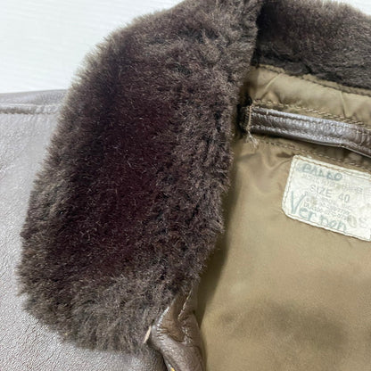 【ジャンク品】【メンズ】 BRILL BROS ブリルブロス 80's G-1 JACKET VINTAGE 80年代 G-1 ジャケット ヴィンテージ アウター 145-260401-ks-23-tei サイズ：40 カラー：ブラウン 万代Net店