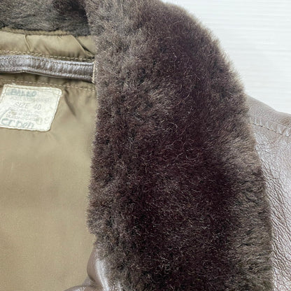 【ジャンク品】【メンズ】 BRILL BROS ブリルブロス 80's G-1 JACKET VINTAGE 80年代 G-1 ジャケット ヴィンテージ アウター 145-260401-ks-23-tei サイズ：40 カラー：ブラウン 万代Net店