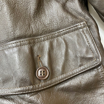 【ジャンク品】【メンズ】 BRILL BROS ブリルブロス 80's G-1 JACKET VINTAGE 80年代 G-1 ジャケット ヴィンテージ アウター 145-260401-ks-23-tei サイズ：40 カラー：ブラウン 万代Net店