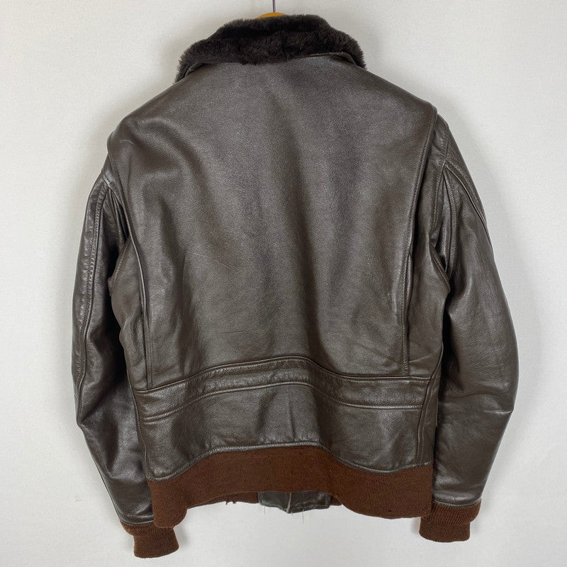 【ジャンク品】【メンズ】 BRILL BROS ブリルブロス 80's G-1 JACKET VINTAGE 80年代 G-1 ジャケット ヴィンテージ アウター 145-260401-ks-23-tei サイズ：40 カラー：ブラウン 万代Net店