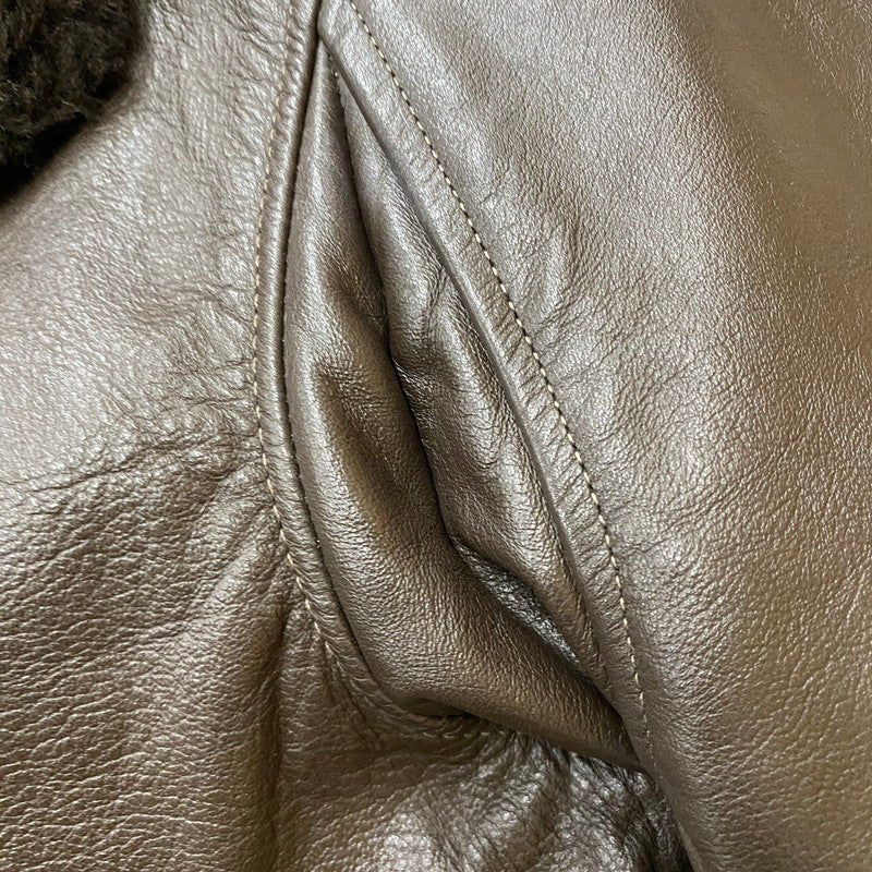 【ジャンク品】【メンズ】 BRILL BROS ブリルブロス 80's G-1 JACKET VINTAGE 80年代 G-1 ジャケット ヴィンテージ アウター 145-260401-ks-23-tei サイズ：40 カラー：ブラウン 万代Net店