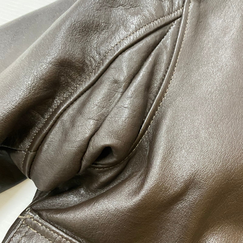 【ジャンク品】【メンズ】 BRILL BROS ブリルブロス 80's G-1 JACKET VINTAGE 80年代 G-1 ジャケット ヴィンテージ アウター 145-260401-ks-23-tei サイズ：40 カラー：ブラウン 万代Net店
