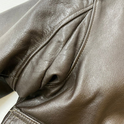 【ジャンク品】【メンズ】 BRILL BROS ブリルブロス 80's G-1 JACKET VINTAGE 80年代 G-1 ジャケット ヴィンテージ アウター 145-260401-ks-23-tei サイズ：40 カラー：ブラウン 万代Net店
