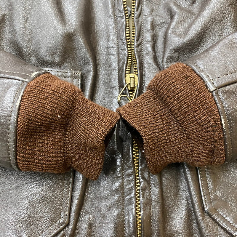 【ジャンク品】【メンズ】 BRILL BROS ブリルブロス 80's G-1 JACKET VINTAGE 80年代 G-1 ジャケット ヴィンテージ アウター 145-260401-ks-23-tei サイズ：40 カラー：ブラウン 万代Net店