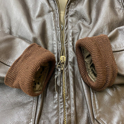 【ジャンク品】【メンズ】 BRILL BROS ブリルブロス 80's G-1 JACKET VINTAGE 80年代 G-1 ジャケット ヴィンテージ アウター 145-260401-ks-23-tei サイズ：40 カラー：ブラウン 万代Net店