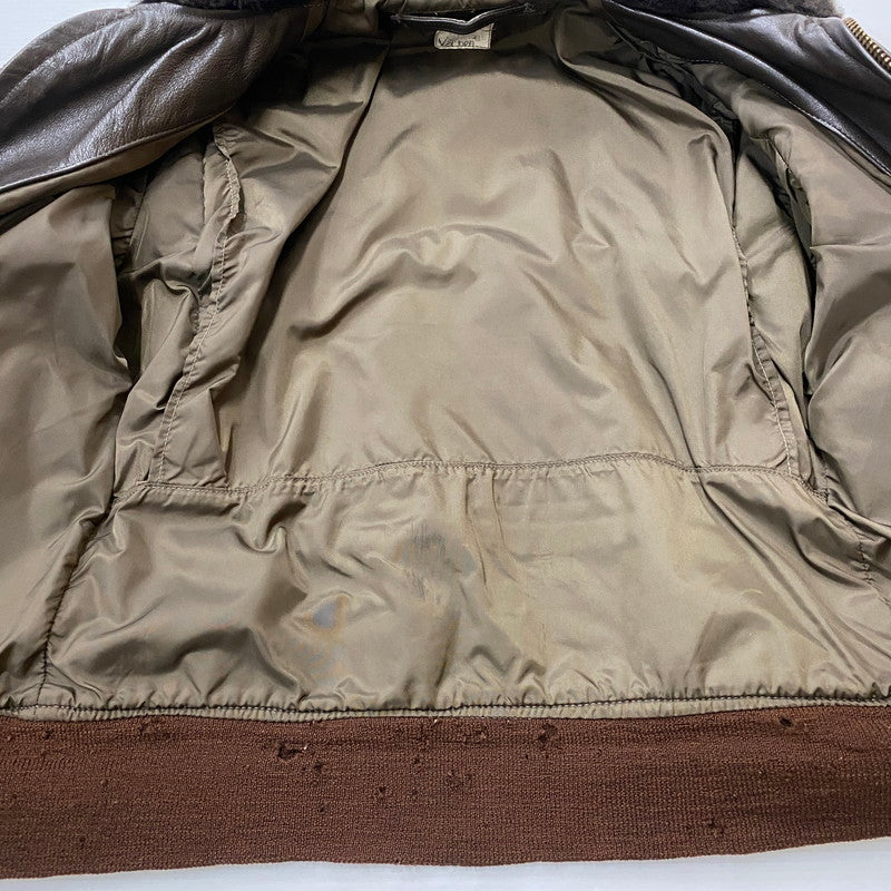 【ジャンク品】【メンズ】 BRILL BROS ブリルブロス 80's G-1 JACKET VINTAGE 80年代 G-1 ジャケット ヴィンテージ アウター 145-260401-ks-23-tei サイズ：40 カラー：ブラウン 万代Net店