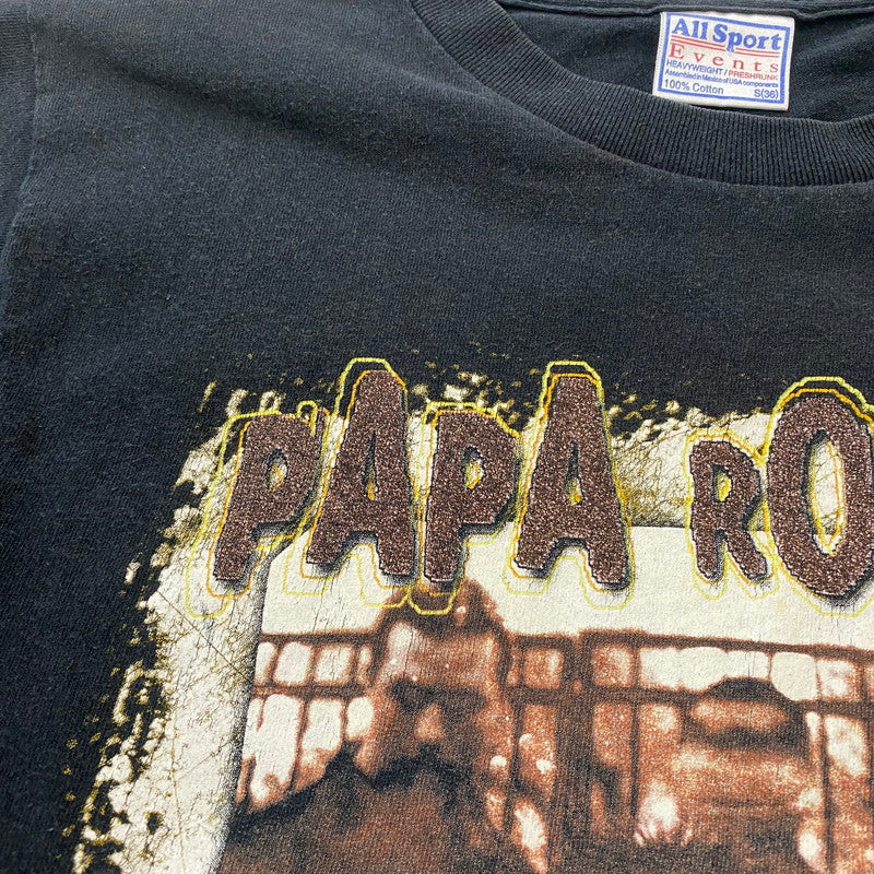 【中古品】【メンズ】 ALL SPORT オールスポーツ 00's PAPAROACH S/S TEE 00年代 パパローチ ショートスリーブ Tシャツ 半袖 トップス 145-260401-ks-06-tei サイズ：S カラー：ブラック 万代Net店