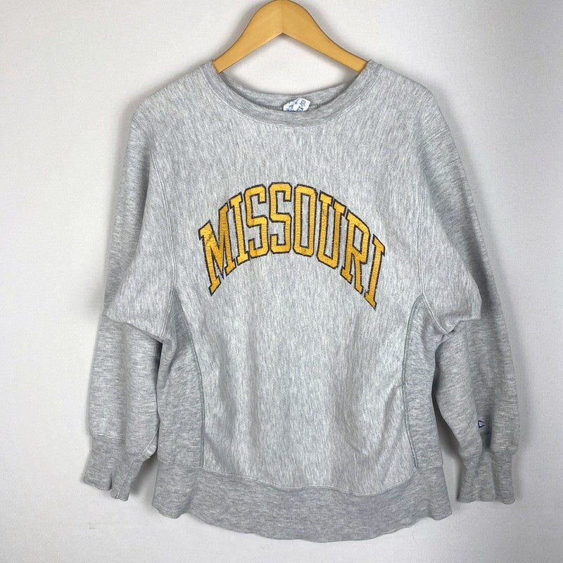 【現状渡し品】【メンズ】 Champion チャンピオン 80's REVERSE WEAVE ‘MISSOURI‘ SWEAT VINTAGE 80年代 リバースウィーブ ミズーリ スウェット 長袖 トップス トレーナー ヴィンテージ 145-260331-yo-09-tei サイズ：M カラー：グレー 万代Net店