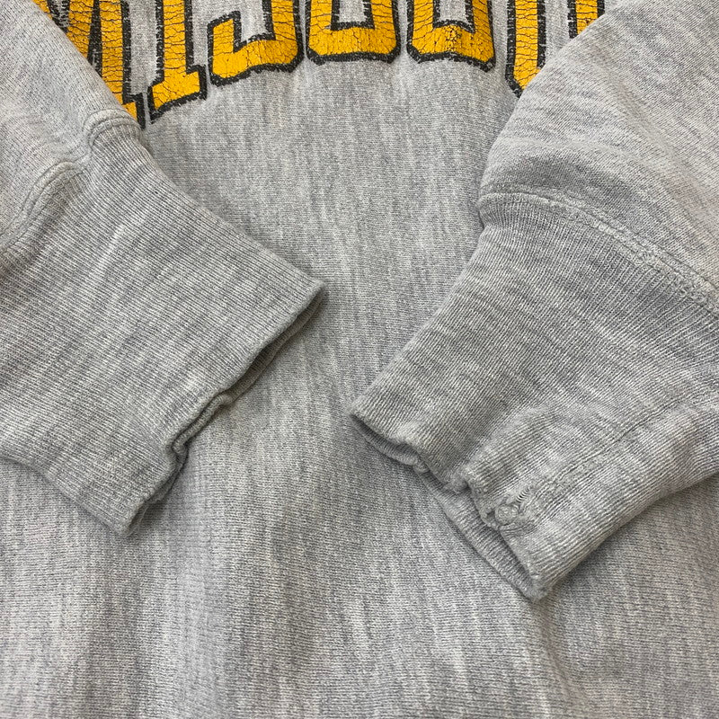 【現状渡し品】【メンズ】 Champion チャンピオン 80's REVERSE WEAVE ‘MISSOURI‘ SWEAT VINTAGE 80年代 リバースウィーブ ミズーリ スウェット 長袖 トップス トレーナー ヴィンテージ 145-260331-yo-09-tei サイズ：M カラー：グレー 万代Net店