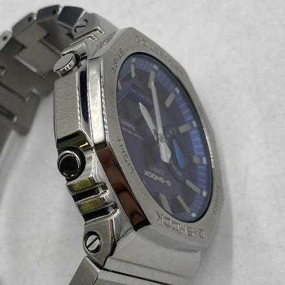 【中古品】【メンズ】 CASIO カシオ 24SS G-SHOCK FULL METAL 2100SERIES GM-B2100AD-2AJF ジーショック フルメタル タフソーラー 腕時計 196-260406-ks-22-tei サイズ：箱 コマ付き カラー：シルバー 万代Net店