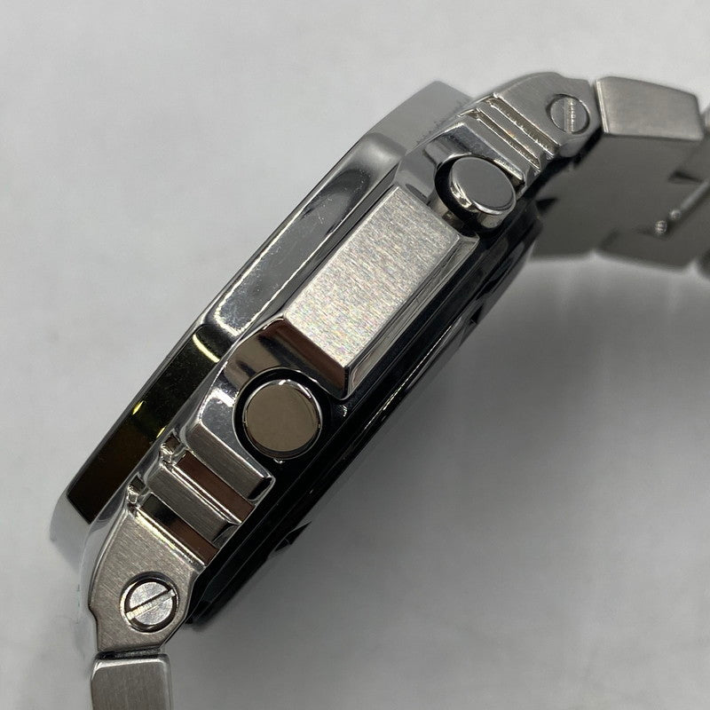 【中古品】【メンズ】 CASIO カシオ 24SS G-SHOCK FULL METAL 2100SERIES GM-B2100AD-2AJF ジーショック フルメタル タフソーラー 腕時計 196-260406-ks-22-tei サイズ：箱 コマ付き カラー：シルバー 万代Net店