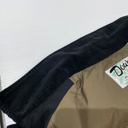 【中古品】【メンズ】 Supreme シュプリーム × SCHOTT ショット 別注 コラボ 22FW CANVAS DOWN TRUCKER JACKET キャンバス ダウン トラッカー ジャケット アウター 149-260404-yo-18-tei サイズ：L カラー：ブラック 万代Net店