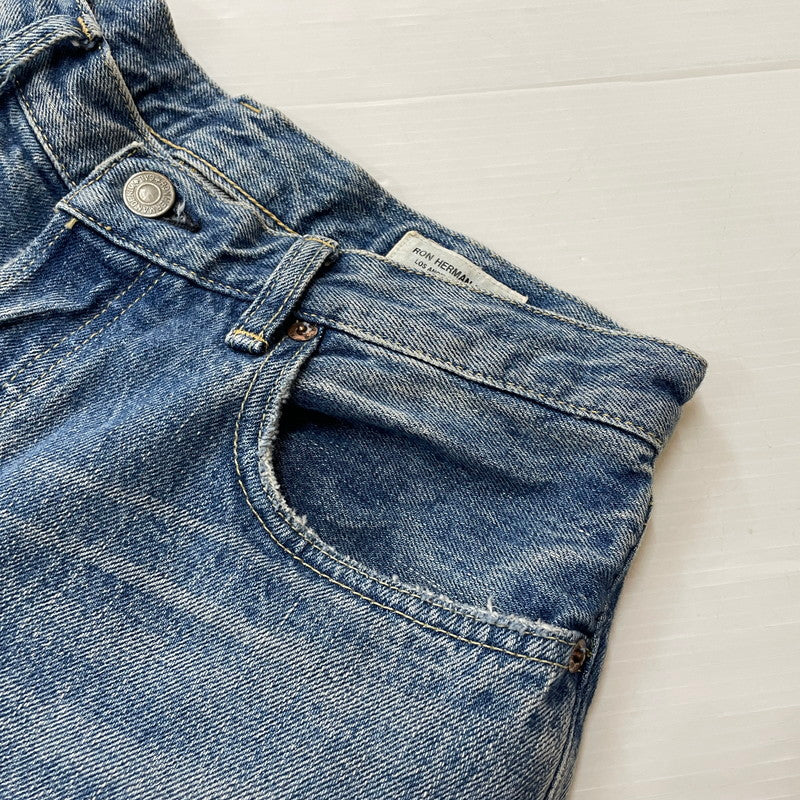 【中古品】【メンズ】 RON HERMAN ロンハーマン DAMAGE DENIM PANTS 3420600047 ダメージ デニムパンツ ボトムス ジーンズ 151-260623-yo-17-tei サイズ：29 カラー：インディゴ 万代Net店