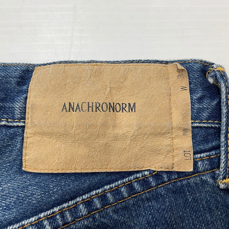 【中古品】【メンズ】 ANACHRONORM アナクローム DENIM PANTS デニム パンツ ボトムス ジーンズ 158-620618-sa-06-tei サイズ：30 カラー：インディゴ 万代Net店