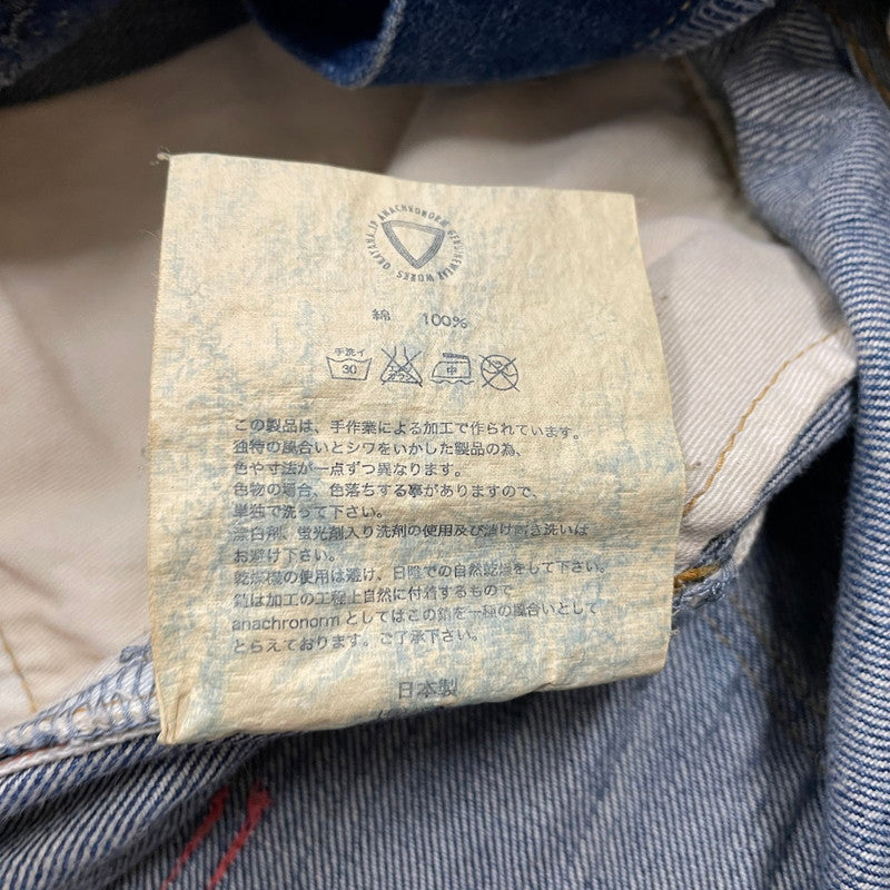 【中古品】【メンズ】 ANACHRONORM アナクローム DENIM PANTS デニム パンツ ボトムス ジーンズ 158-620618-sa-06-tei サイズ：30 カラー：インディゴ 万代Net店