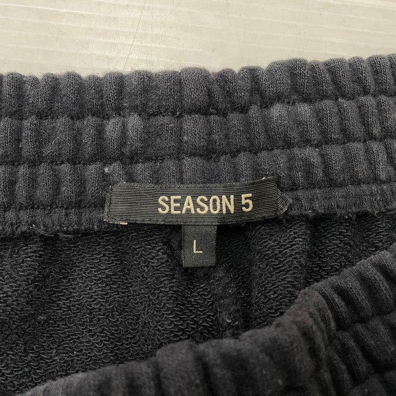 【中古品】【メンズ】 YEEZZY イージー SEASON5 CALABASAS SWEAT PANTS シーズン5 カラバサス スウェット パンツ ボトムス 153-260806-ss-07-tei サイズ：L カラー：ブラック 万代Net店