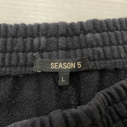 【中古品】【メンズ】 YEEZZY イージー SEASON5 CALABASAS SWEAT PANTS シーズン5 カラバサス スウェット パンツ ボトムス 153-260806-ss-07-tei サイズ：L カラー：ブラック 万代Net店