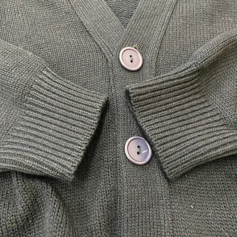 【中古品】【メンズ】 ANDREW ROHAN アンドリュー ローハン VNECK CARDIGAN Vネック カーディガン 長袖 トップス USA製 145-260401-ks-13-tei サイズ：XL カラー：ネイビー 万代Net店