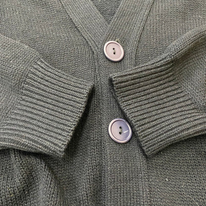 【中古品】【メンズ】 ANDREW ROHAN アンドリュー ローハン VNECK CARDIGAN Vネック カーディガン 長袖 トップス USA製 145-260401-ks-13-tei サイズ：XL カラー：ネイビー 万代Net店