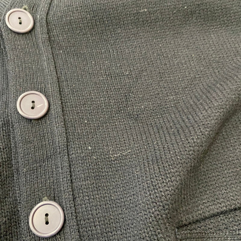 【中古品】【メンズ】 ANDREW ROHAN アンドリュー ローハン VNECK CARDIGAN Vネック カーディガン 長袖 トップス USA製 145-260401-ks-13-tei サイズ：XL カラー：ネイビー 万代Net店