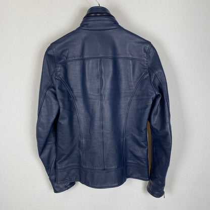 【中古品】【メンズ】 16AW DOUBLE INNER RIDERS 1021620008 ダブル インナー ライダース アウター 140-260401-ks-21-fuzh サイズ：2 カラー：ネイビー 万代Net店