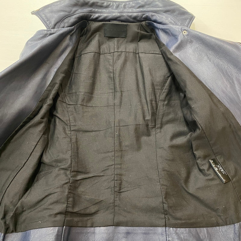 【中古品】【メンズ】 16AW DOUBLE INNER RIDERS 1021620008 ダブル インナー ライダース アウター 140-260401-ks-21-fuzh サイズ：2 カラー：ネイビー 万代Net店