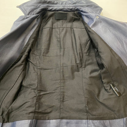 【中古品】【メンズ】 16AW DOUBLE INNER RIDERS 1021620008 ダブル インナー ライダース アウター 140-260401-ks-21-fuzh サイズ：2 カラー：ネイビー 万代Net店