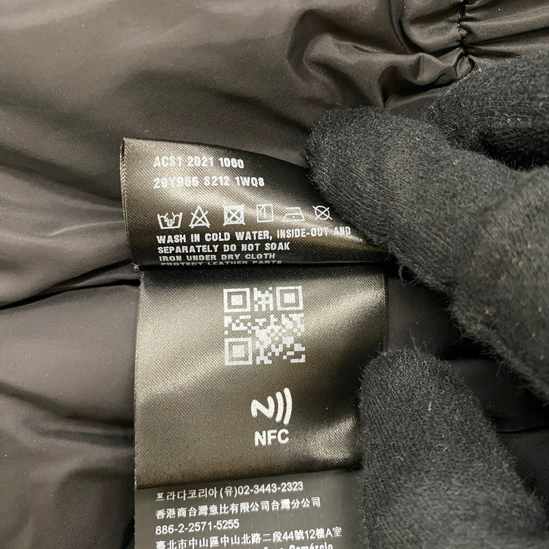 【中古品】【レディース】 PRADA プラダ RE NYLON DOWN COAT 29Y966 ナイロン ダウンコート アウター ダウンジャケット 141-260403-ks-04-tei サイズ：36 カラー：ブラック 万代Net店