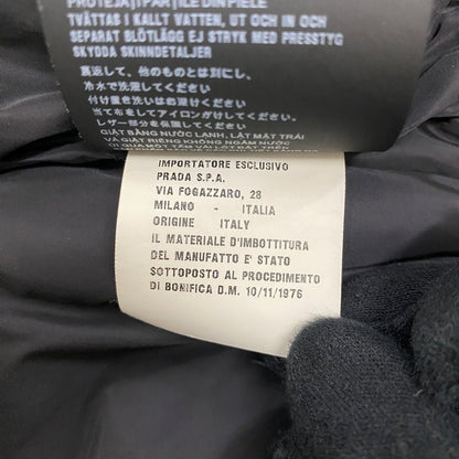 【中古品】【レディース】 PRADA プラダ RE NYLON DOWN COAT 29Y966 ナイロン ダウンコート アウター ダウンジャケット 141-260403-ks-04-tei サイズ：36 カラー：ブラック 万代Net店