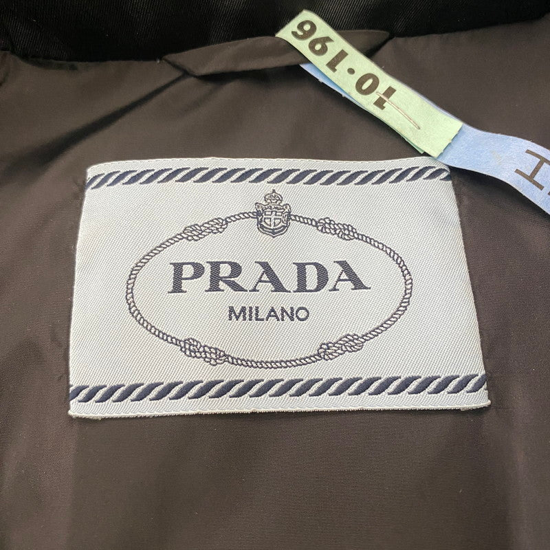 【中古品】【レディース】 PRADA プラダ RE NYLON DOWN COAT 29Y966 ナイロン ダウンコート アウター ダウンジャケット 141-260403-ks-04-tei サイズ：36 カラー：ブラック 万代Net店