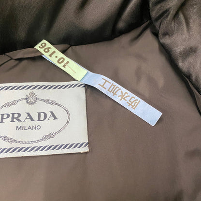 【中古品】【レディース】 PRADA プラダ RE NYLON DOWN COAT 29Y966 ナイロン ダウンコート アウター ダウンジャケット 141-260403-ks-04-tei サイズ：36 カラー：ブラック 万代Net店