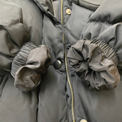 【中古品】【レディース】 PRADA プラダ RE NYLON DOWN COAT 29Y966 ナイロン ダウンコート アウター ダウンジャケット 141-260403-ks-04-tei サイズ：36 カラー：ブラック 万代Net店