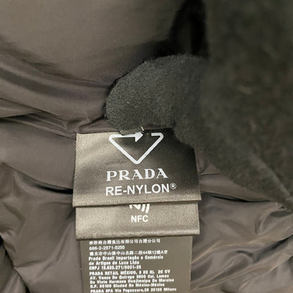 【中古品】【レディース】 PRADA プラダ RE NYLON DOWN COAT 29Y966 ナイロン ダウンコート アウター ダウンジャケット 141-260403-ks-04-tei サイズ：36 カラー：ブラック 万代Net店