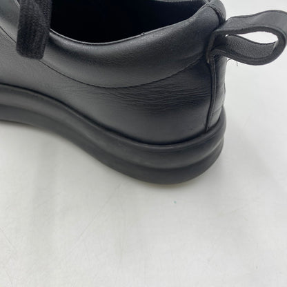 【現状渡し品】【レディース】 HERMES エルメス HAPPY H LOGO LACEUP LEATHER LOWCUT SNEAKER ハッピー Hロゴ レースアップ レザー ローカット スニーカー 靴 162-260403-ks-05-tei サイズ：36/破れ有 カラー：ブラック 万代Net店