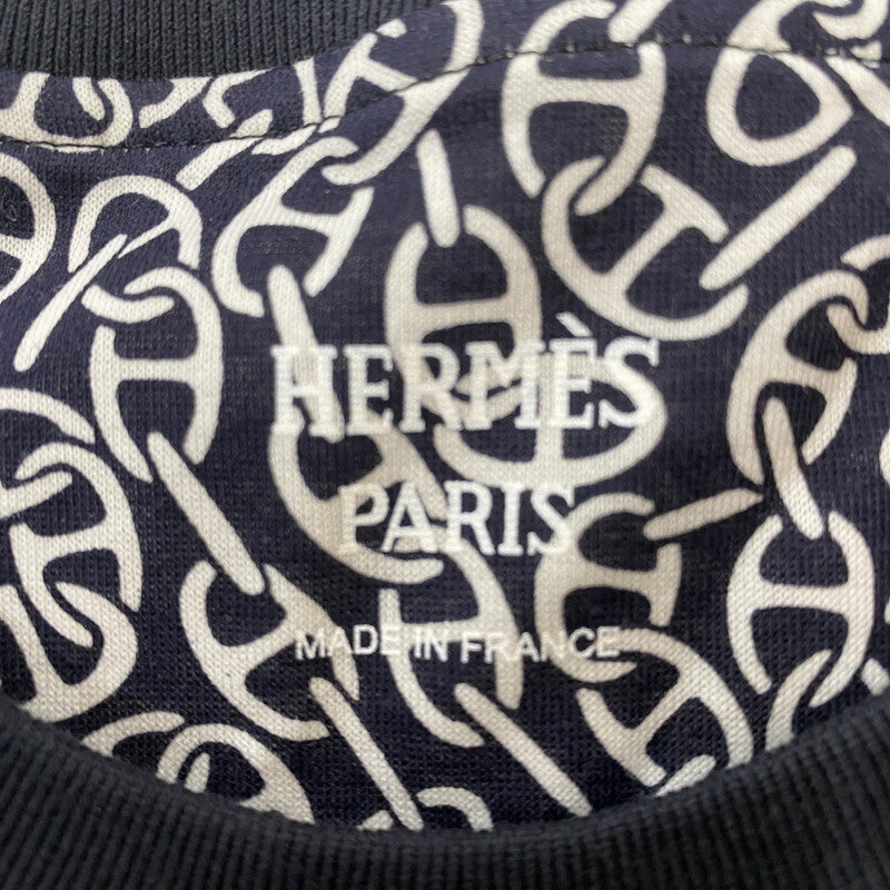 【中古品】【レディース】 HERMES エルメス 24SS ROBE MICRO IMPRRIME E4521DB ROBE ローブ マイクロ インクリメ ワンピース トップス Naoussa Chaine 141-260403-ks-01-tei サイズ：36 カラー：総柄 万代Net店