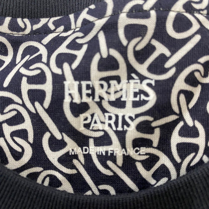 【中古品】【レディース】 HERMES エルメス 24SS ROBE MICRO IMPRRIME E4521DB ROBE ローブ マイクロ インクリメ ワンピース トップス Naoussa Chaine 141-260403-ks-01-tei サイズ：36 カラー：総柄 万代Net店