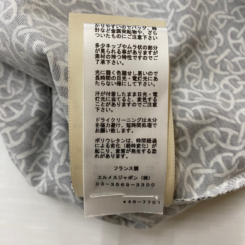 【中古品】【レディース】 HERMES エルメス 24SS ROBE MICRO IMPRRIME E4521DB ROBE ローブ マイクロ インクリメ ワンピース トップス Naoussa Chaine 141-260403-ks-01-tei サイズ：36 カラー：総柄 万代Net店