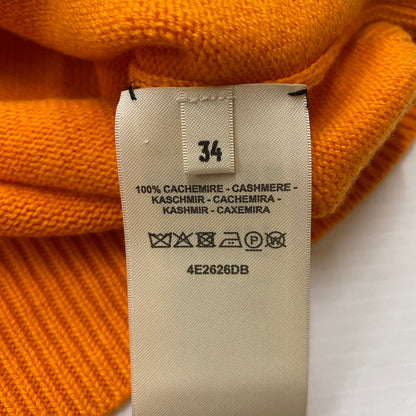 【中古品】【レディース】 HERMES エルメス FUNNY ICE CREAM S/S SWEATER 4E2626DB ファンキー アイスクリーム ショートスリーブ セーター 半袖 トップス ニット 141-260403-ks-02-tei サイズ：34 カラー：オレンジ 万代Net店