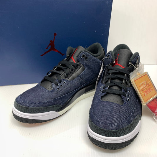 【中古品】【メンズ】 NIKE ナイキ × Levi's リーバイス 別注 コラボ AIR JORDAN 3 RETRO SP INDIGO AND GYM RED IH7959-400 エアジョーダン3 レトロ スニーカー 靴 シューズ 160-260624-ko-08-tei サイズ：27.5cm カラー：インディゴ 万代Net店