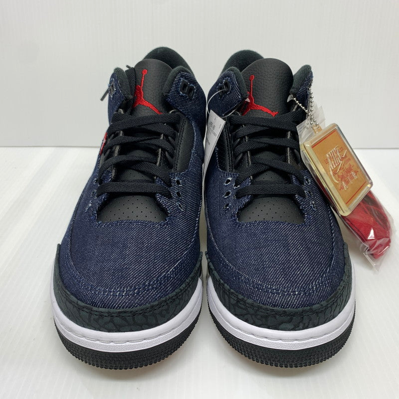 【中古品】【メンズ】 NIKE ナイキ × Levi's リーバイス 別注 コラボ AIR JORDAN 3 RETRO SP INDIGO AND GYM RED IH7959-400 エアジョーダン3 レトロ スニーカー 靴 シューズ 160-260624-ko-08-tei サイズ：27.5cm カラー：インディゴ 万代Net店