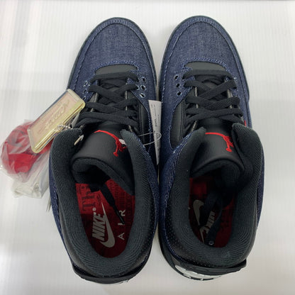 【中古品】【メンズ】 NIKE ナイキ × Levi's リーバイス 別注 コラボ AIR JORDAN 3 RETRO SP INDIGO AND GYM RED IH7959-400 エアジョーダン3 レトロ スニーカー 靴 シューズ 160-260624-ko-08-tei サイズ：27.5cm カラー：インディゴ 万代Net店