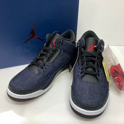 【中古品】【メンズ】 NIKE ナイキ × Levi’s リーバイス 別注 コラボ AIR JORDAN 3 RETRO SP INDIGO AND GYM RED IH7959-400 エアジョーダン3 レトロ スニーカー 靴 シューズ 160-260624-ko-12-tei サイズ：27.5cm カラー：インディゴ 万代Net店