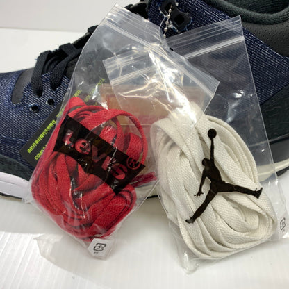 【中古品】【メンズ】 NIKE ナイキ × Levi’s リーバイス 別注 コラボ AIR JORDAN 3 RETRO SP INDIGO AND GYM RED IH7959-400 エアジョーダン3 レトロ スニーカー 靴 シューズ 160-260624-ko-12-tei サイズ：27.5cm カラー：インディゴ 万代Net店